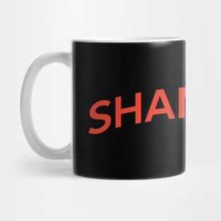 Shanghai City Typography Mug